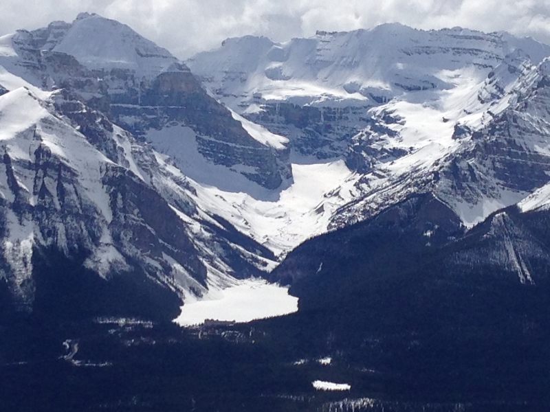 Lake Louise from top Paradise