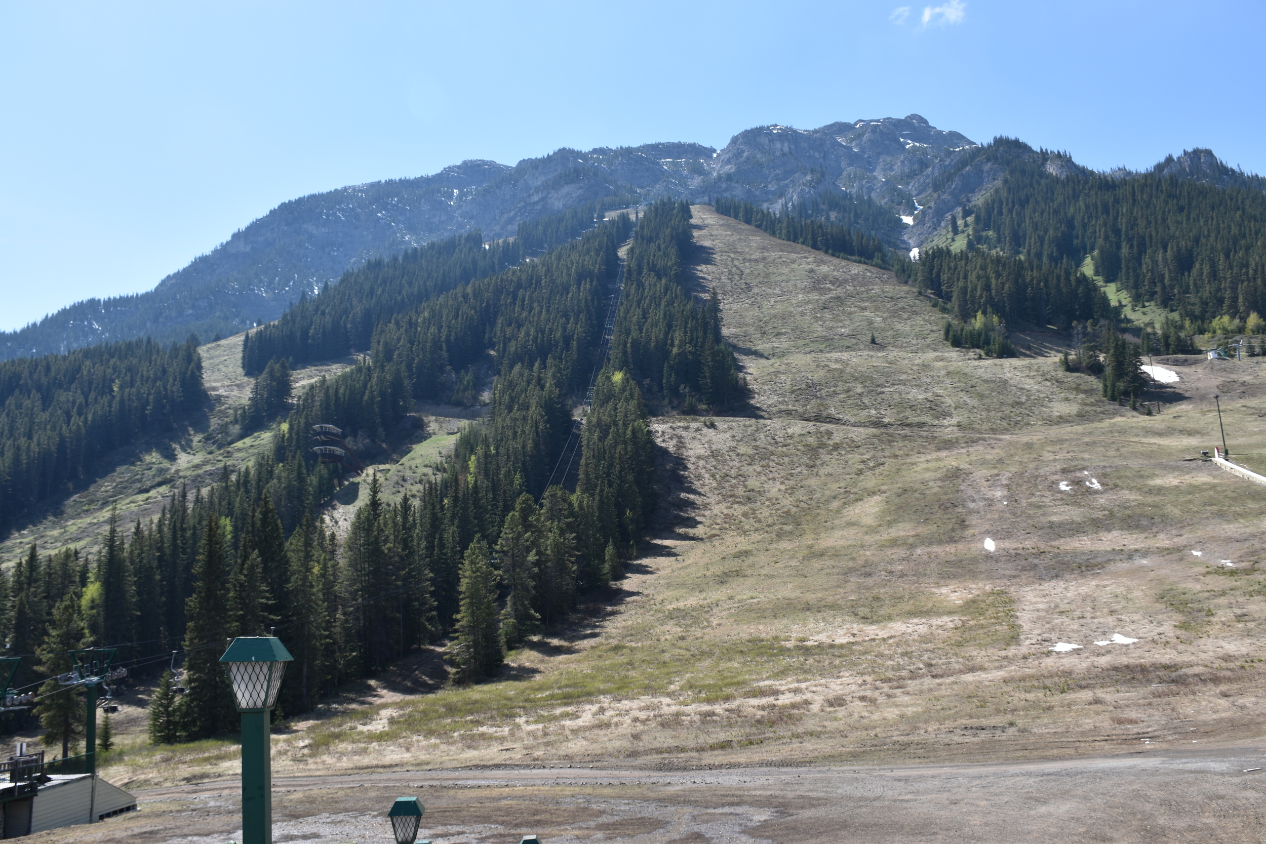 Mt Norquay - a Via Ferrata starts from the top of the chairlift to the peak in summer.