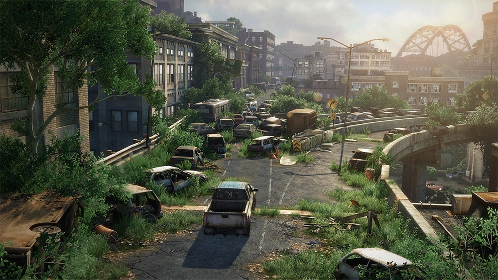 Definitely not an in-game shot of The Last of Us