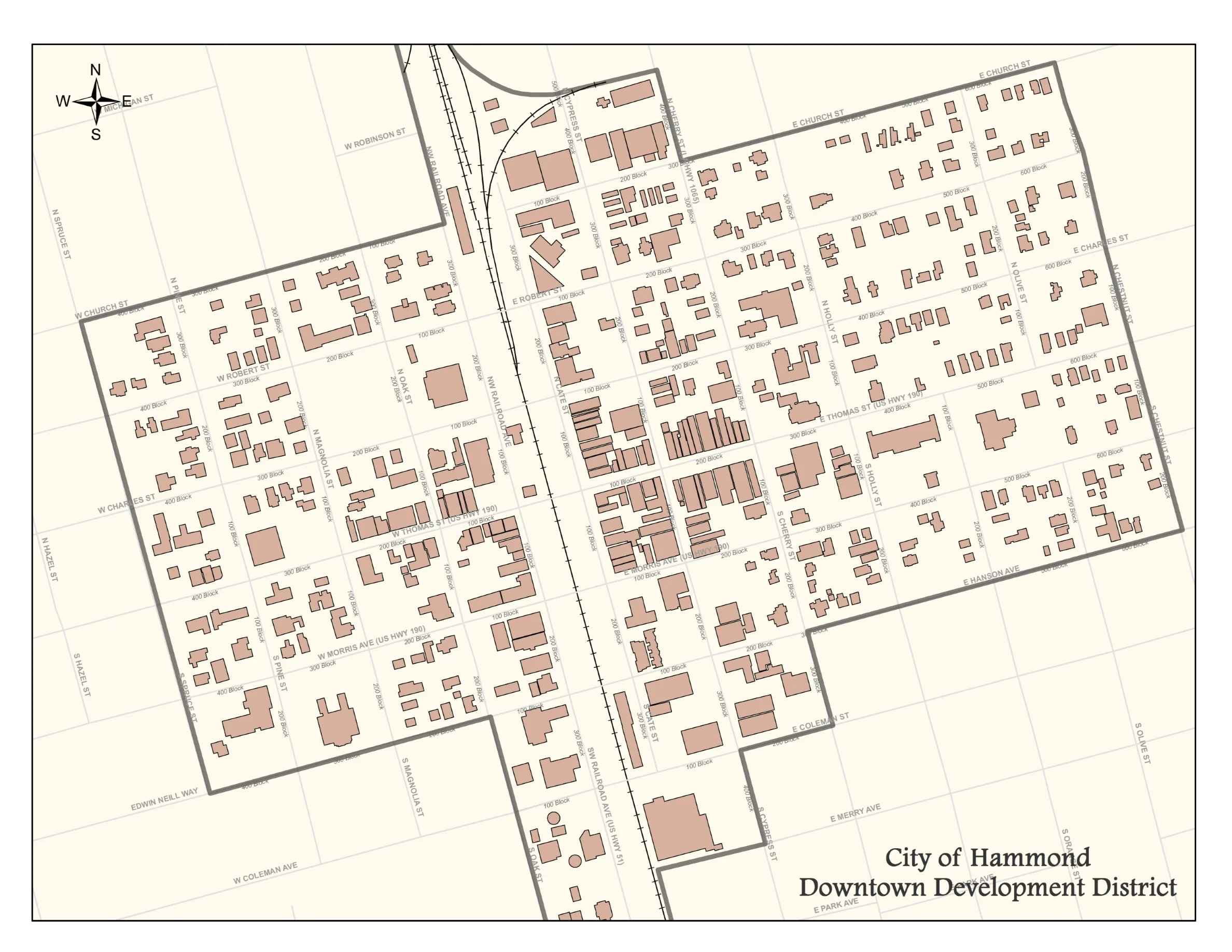 District Maps — Hammond Historic District