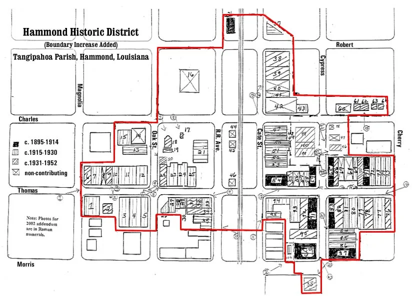 District Maps — Hammond Historic District