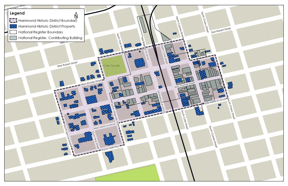 Hammond City Council Districts Map District Maps — Hammond Historic District