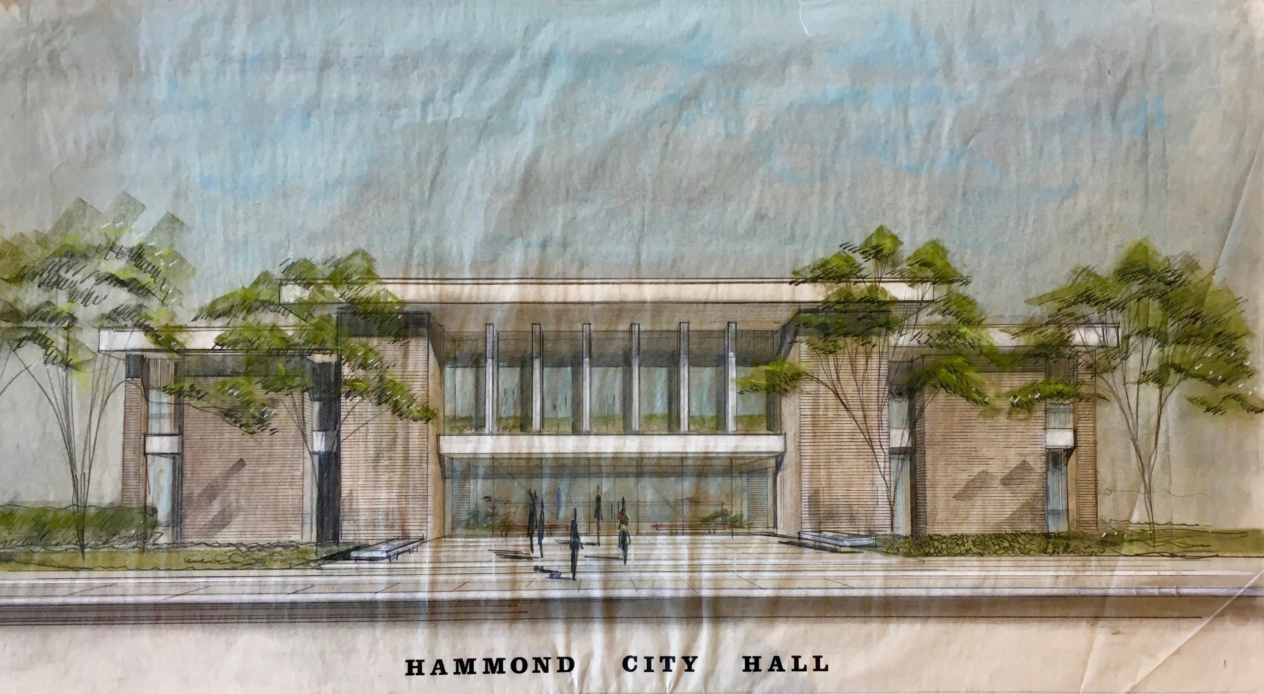 CITY HALL_Desmond_City Hall_Hammond LA_Elevation in Color.jpg