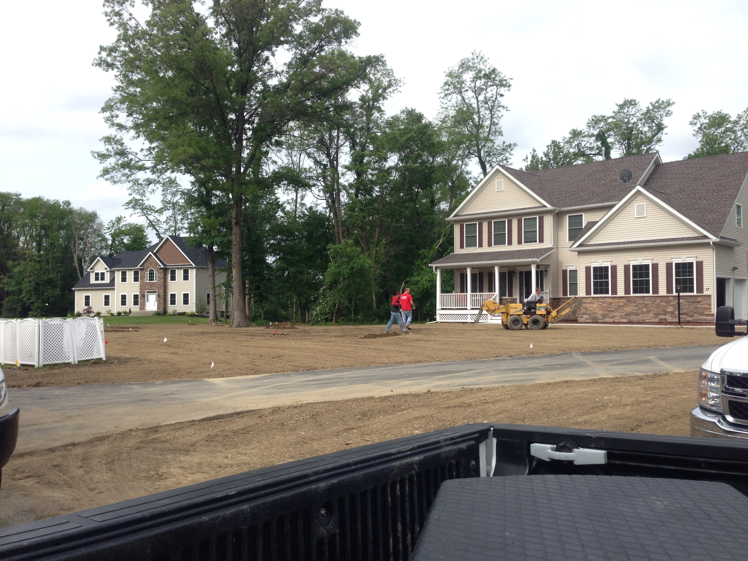 New Lawn, Irrigation System, and Grading in the Hudson Valley, NY