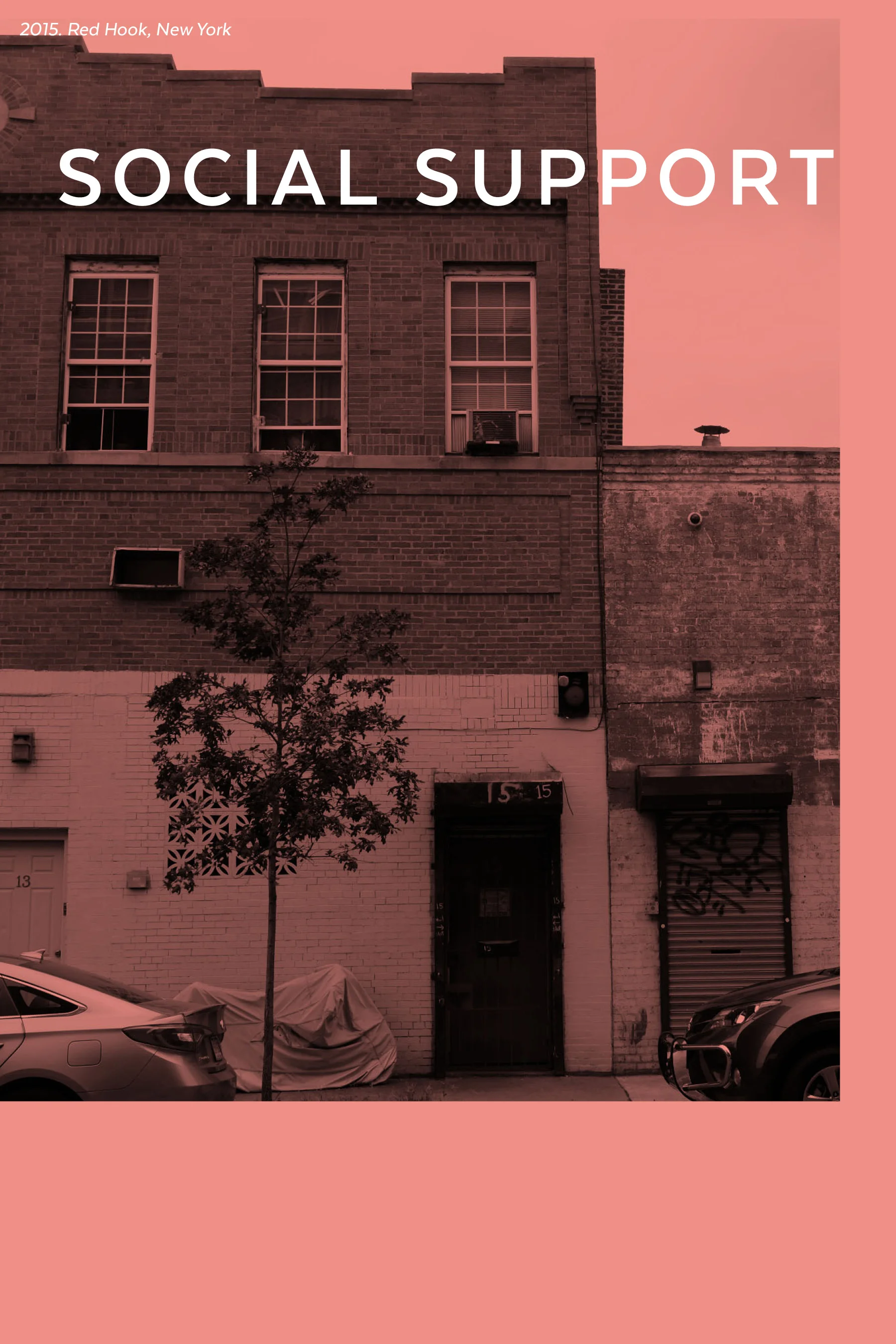 Senior centers are often interpreted according to the same pattern: countless rooms linked together by long corridors. Such a scheme is a victory for functionality but a defeat for spontaneous and unanticipated social interactions. In a city as lively as New York, why should the interior be at odds with the vitality of the exterior context? SOCIAL SUPPORT is a new model for community engagement, employing light and materiality as the underpinning to a dynamic and engaging interior experience across generations. An interior rail runs through the center affording a multitude of services such as physical support, orientation, and demarcation of programmatic offerings. Daylight apertures are strategically placed throughout providing a connection to the quotidian rhythms of the sun while also establishing a dynamic and lively interior experience. In collaboration with Youjia Kang