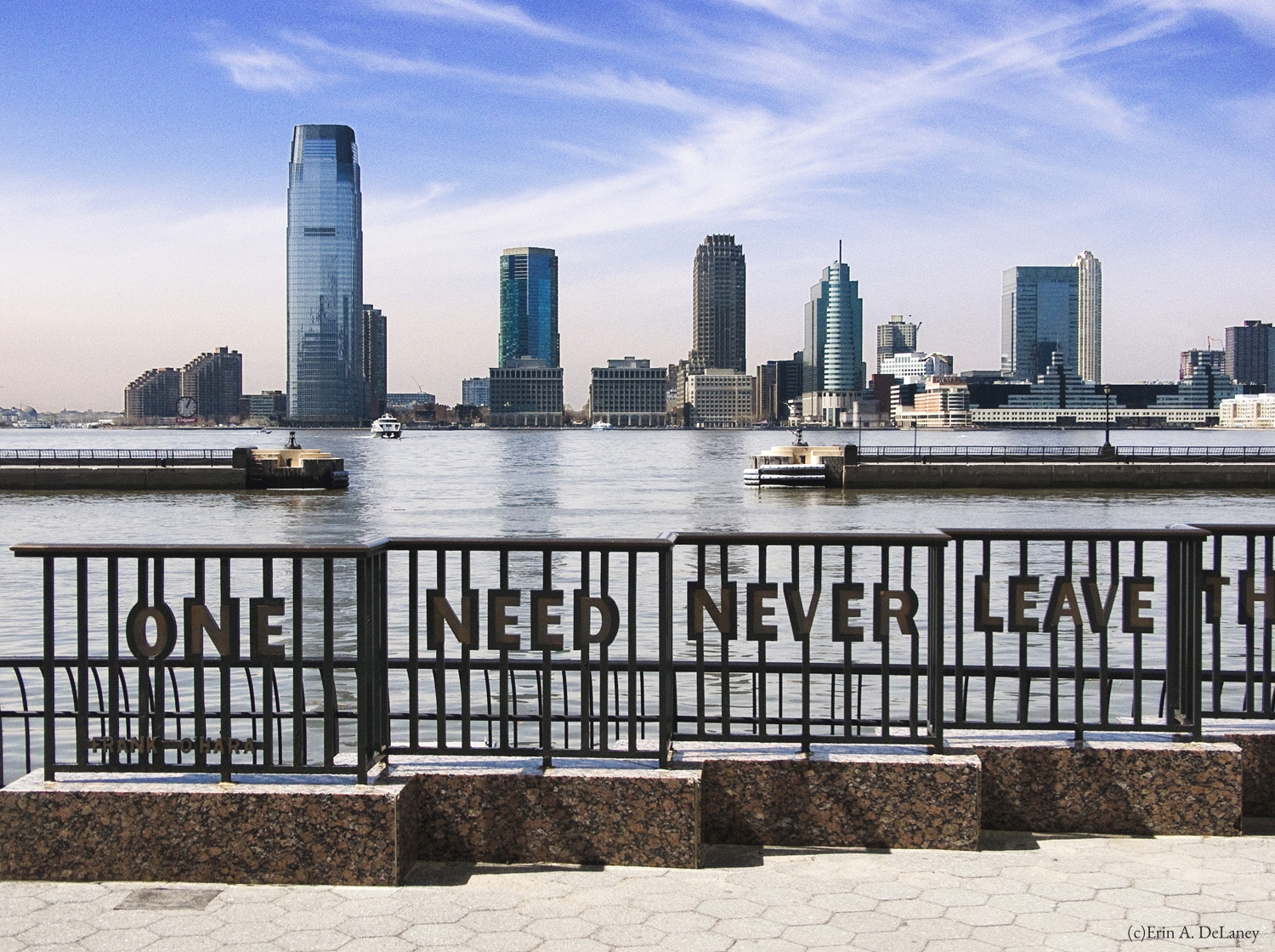 Jersey City Skyline, One Need Never Leave, 2014