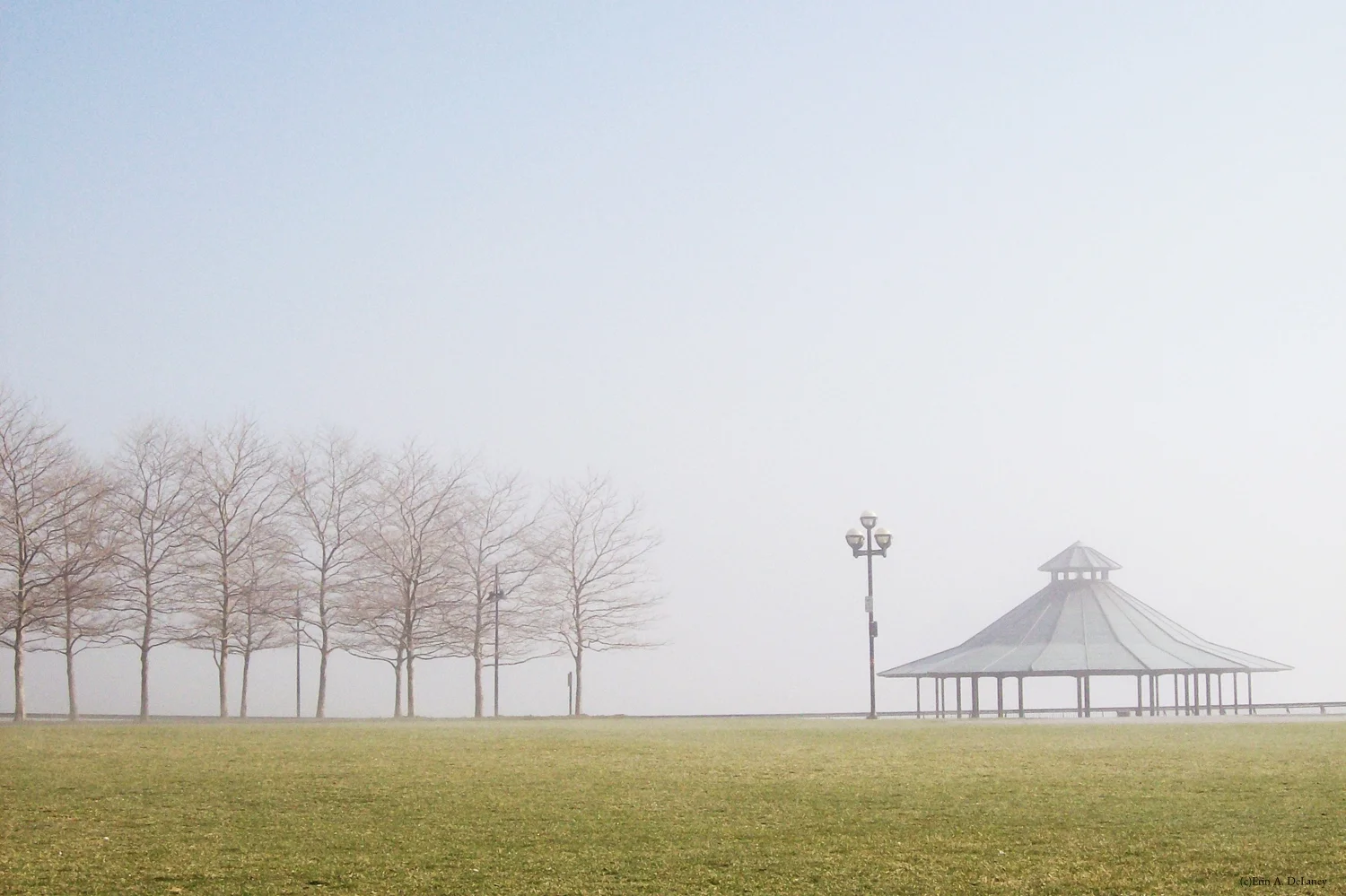 Gazebo on a Misty Winter Day, 2008