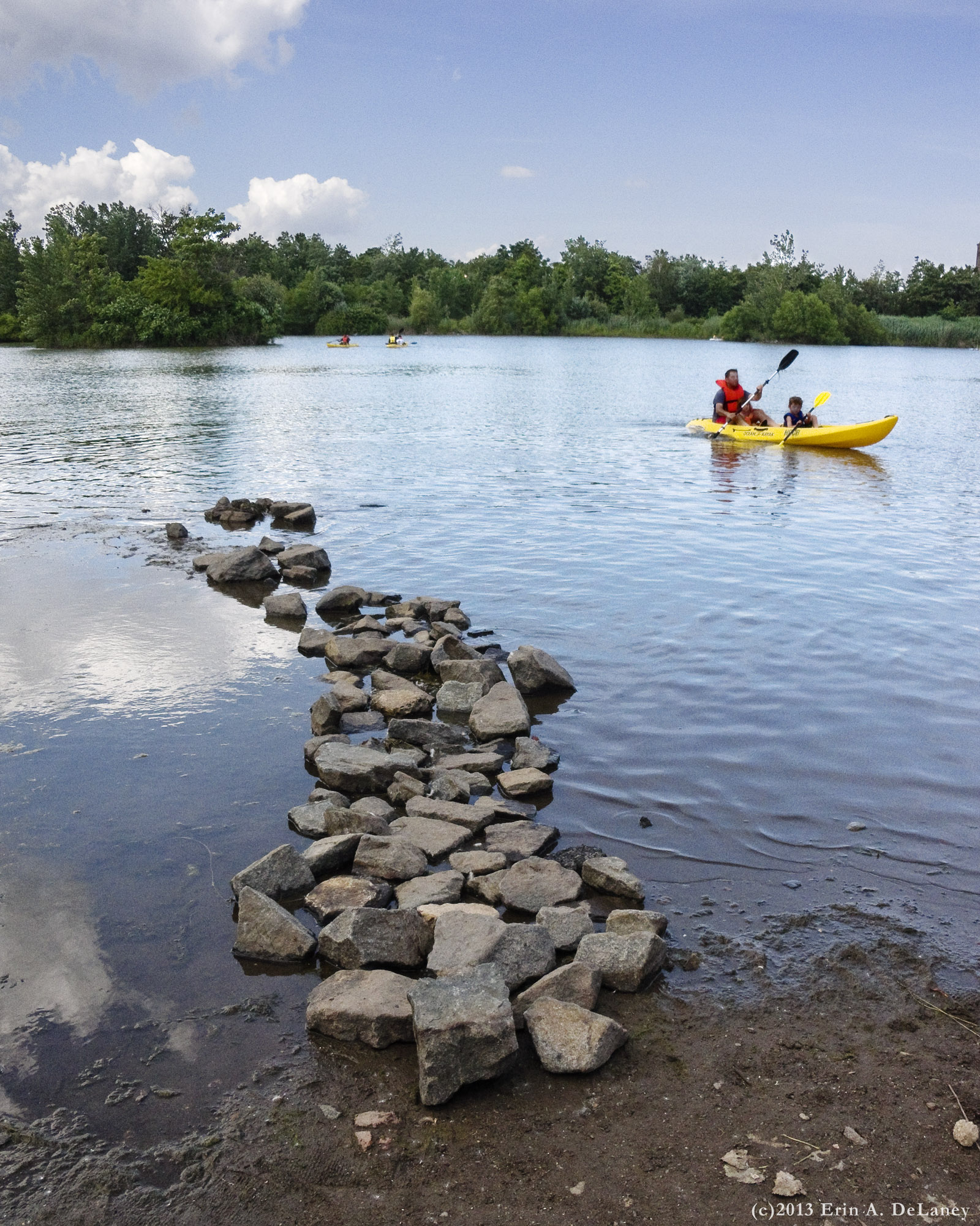 Jersey City Reservoir Kayaking, 2013
