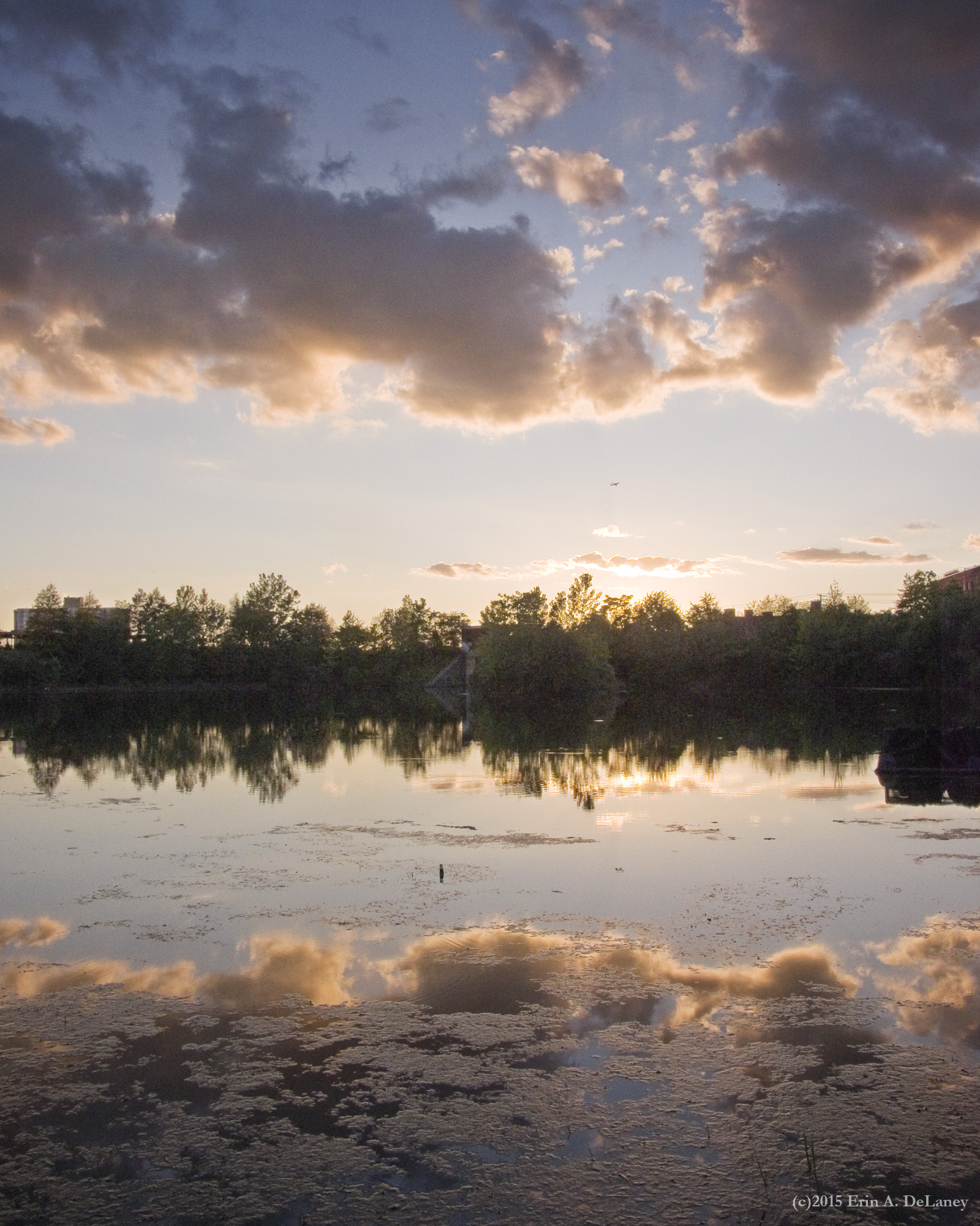 Sunset Reflections JC Reservoir, 2015