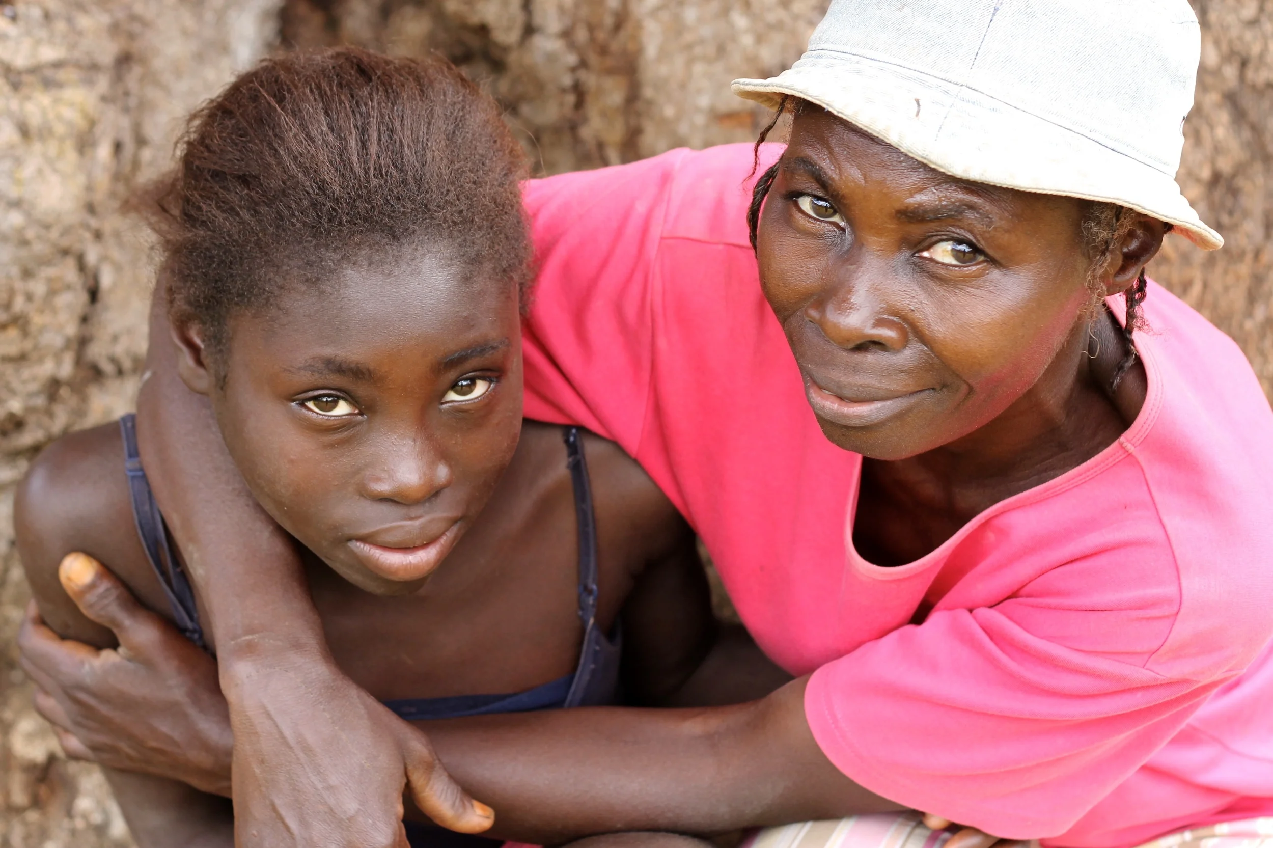 Verose and her daughter, Arousslande, age 12.