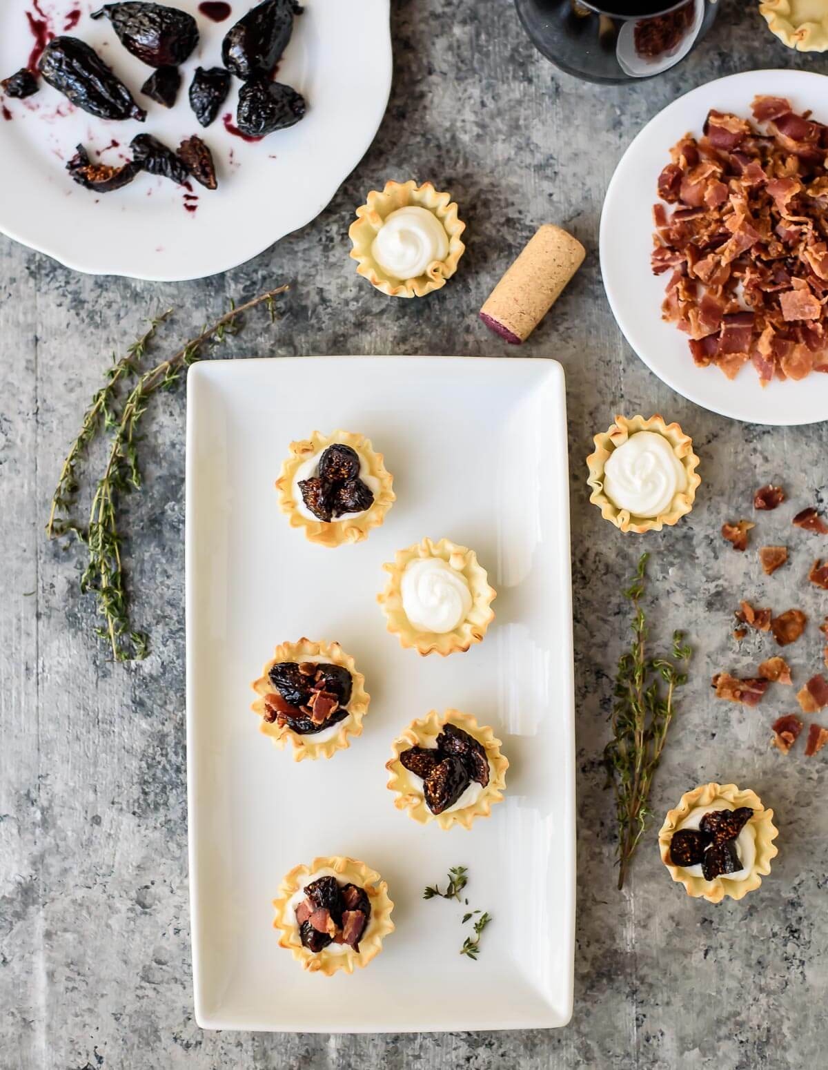 Get the full recipe here: Well Plated's mini phyllo tarts