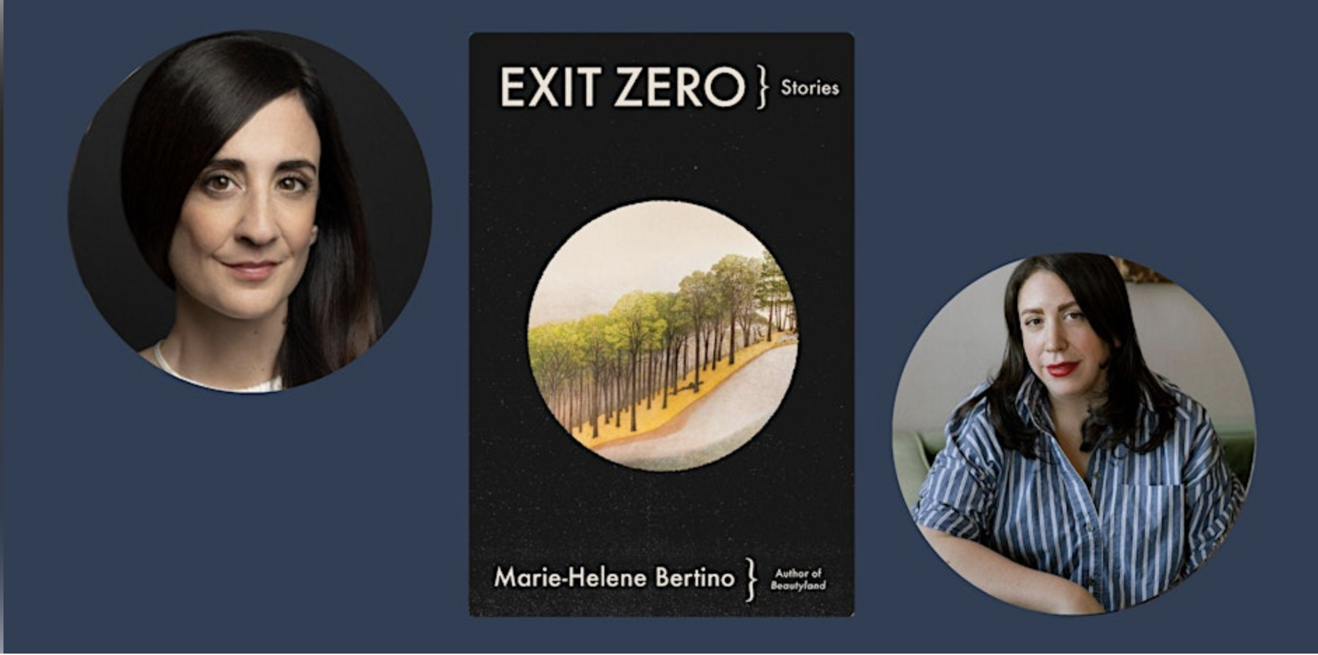 Exit Zero with Marie-Helene Bertino at Kinderhook Books
