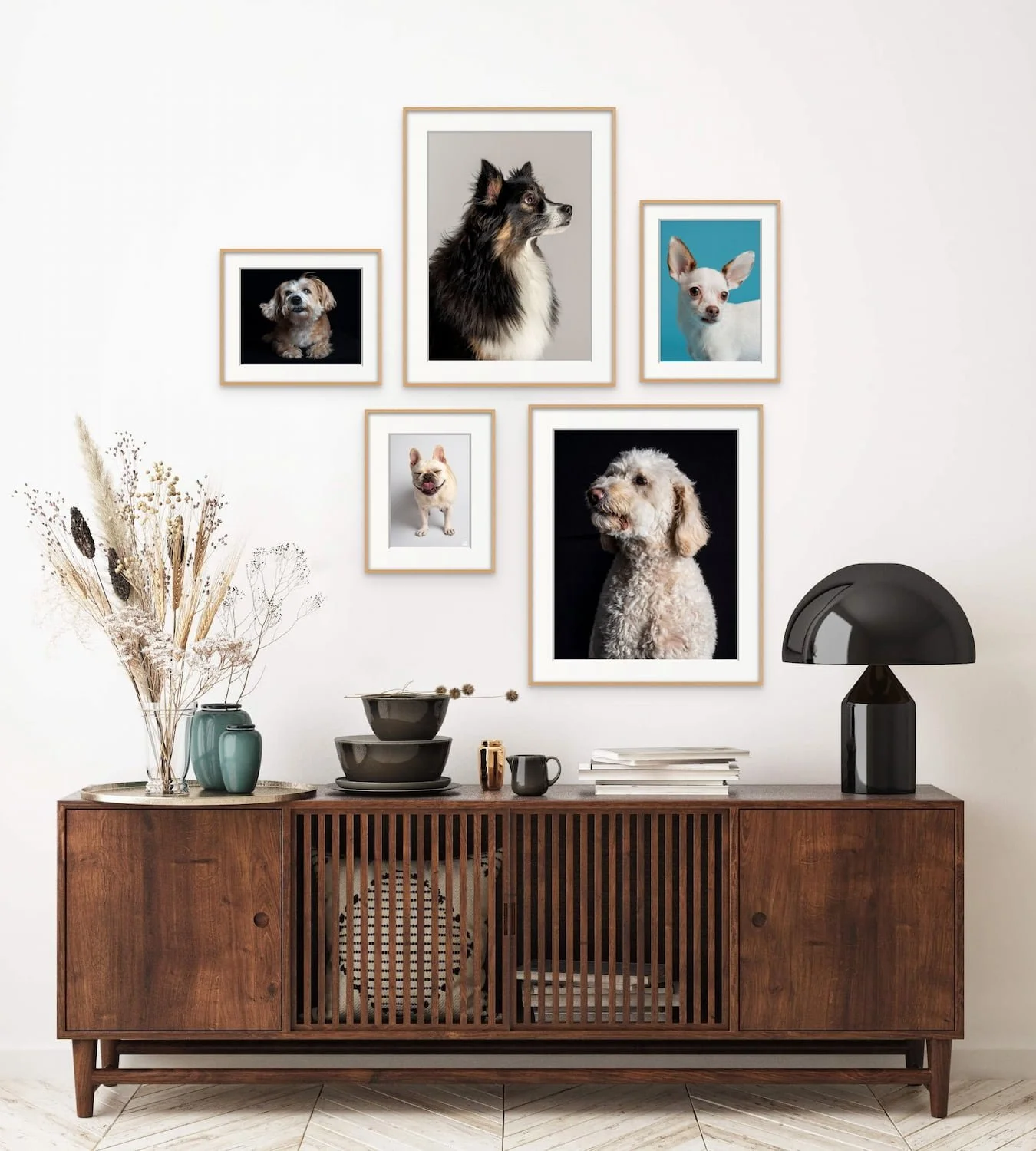 Family Gallery Wall and Pet Portraits