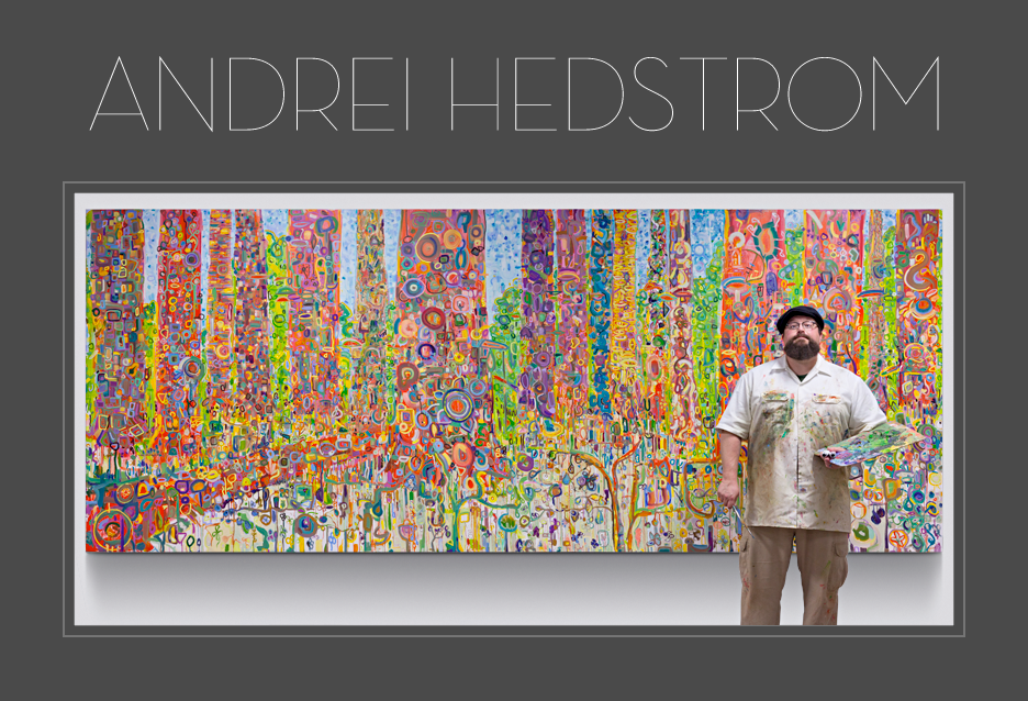 "Forest Meditation" By: Andrei Hedstrom | Oil on Canvas 6’x15′