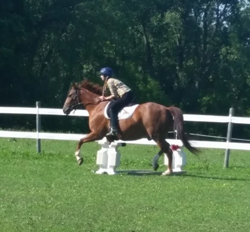 Kim and Boomer at the Fun Show