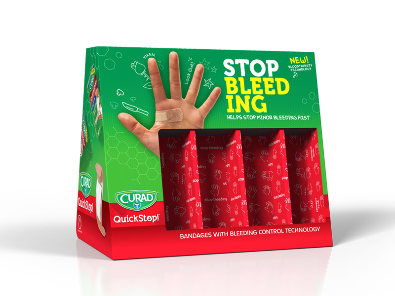 QUICKSTOP! BANDAGE DISPLAY
