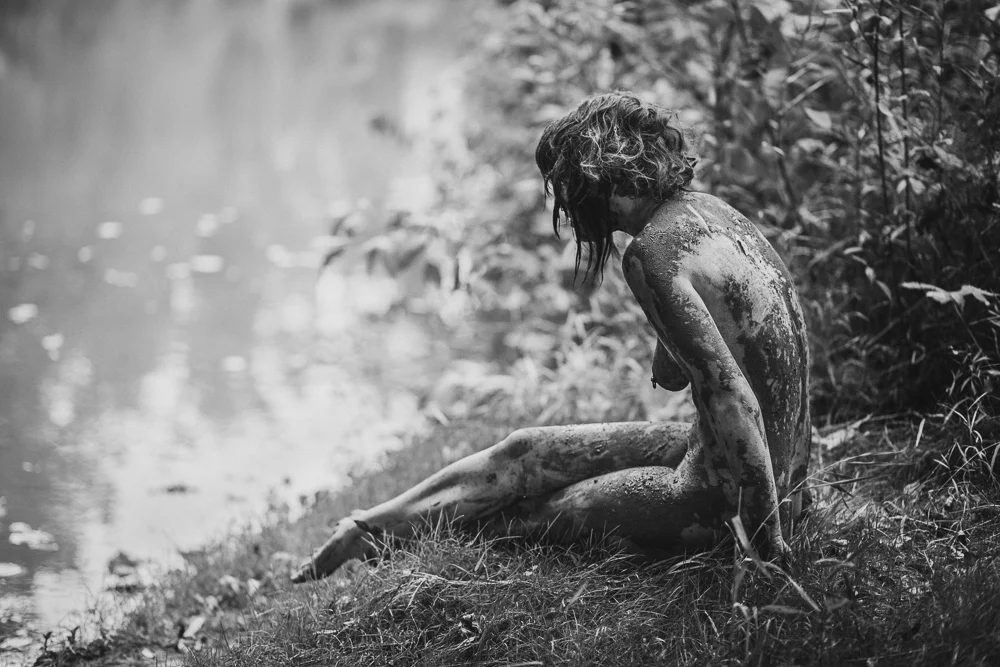 Muddy Taima by the stream