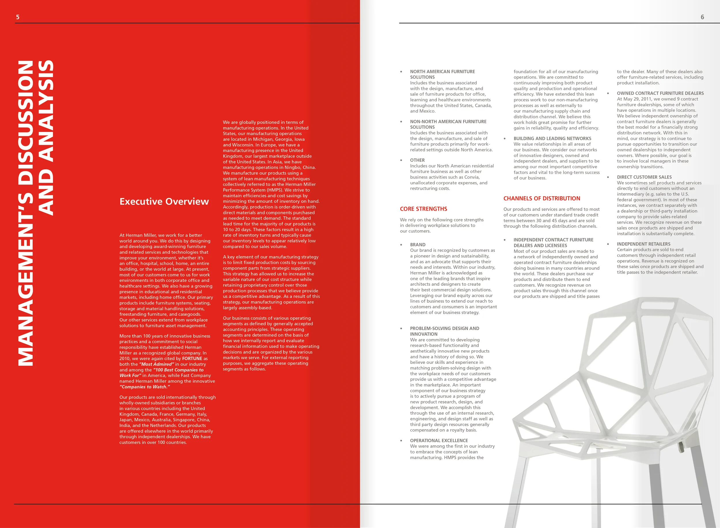 Herman Miller | Annual Report | Layout