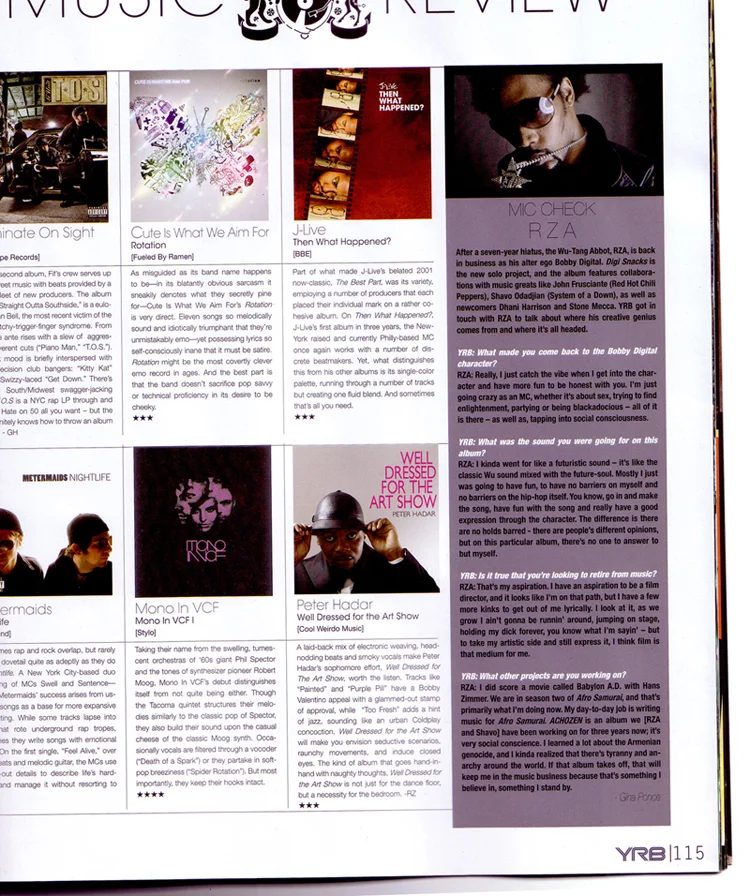 Mono In VCF - Mono In VCF "****" YRB Magazine 2008