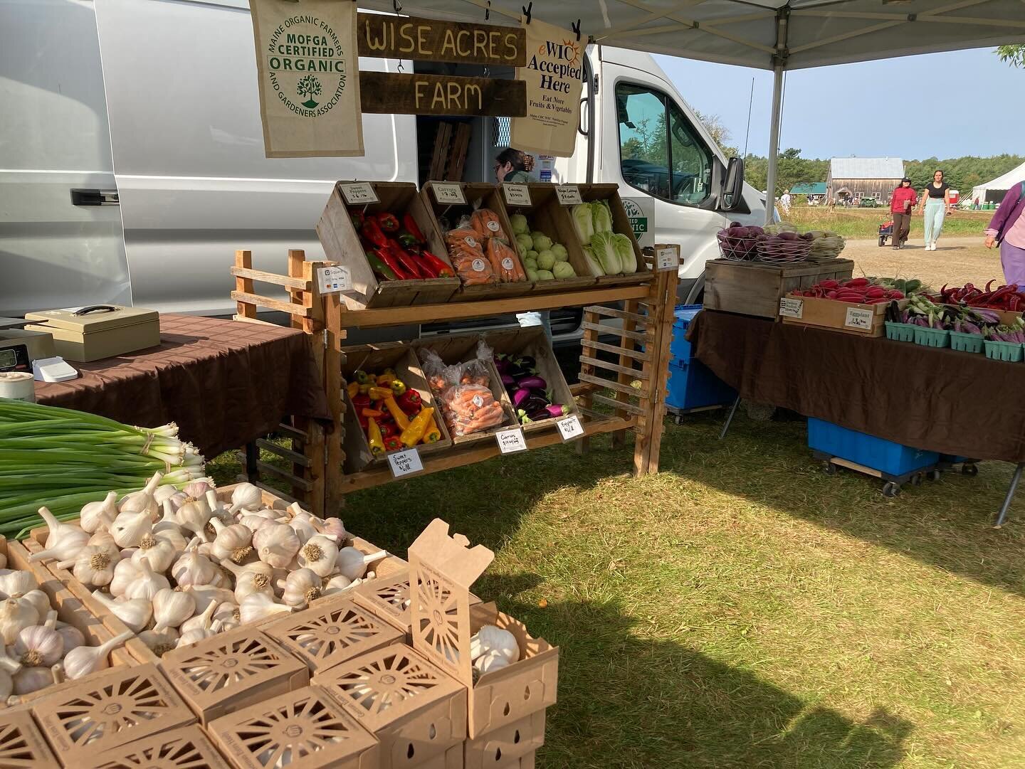 Thanks to everyone who shopped or stopped by our booth at the @commongroundcountryfair ! May your garlic grow tall and bring you good health! Thanks to @mofga for organizing such a fun and experience-filled fair, especially for kids. And thanks to @m