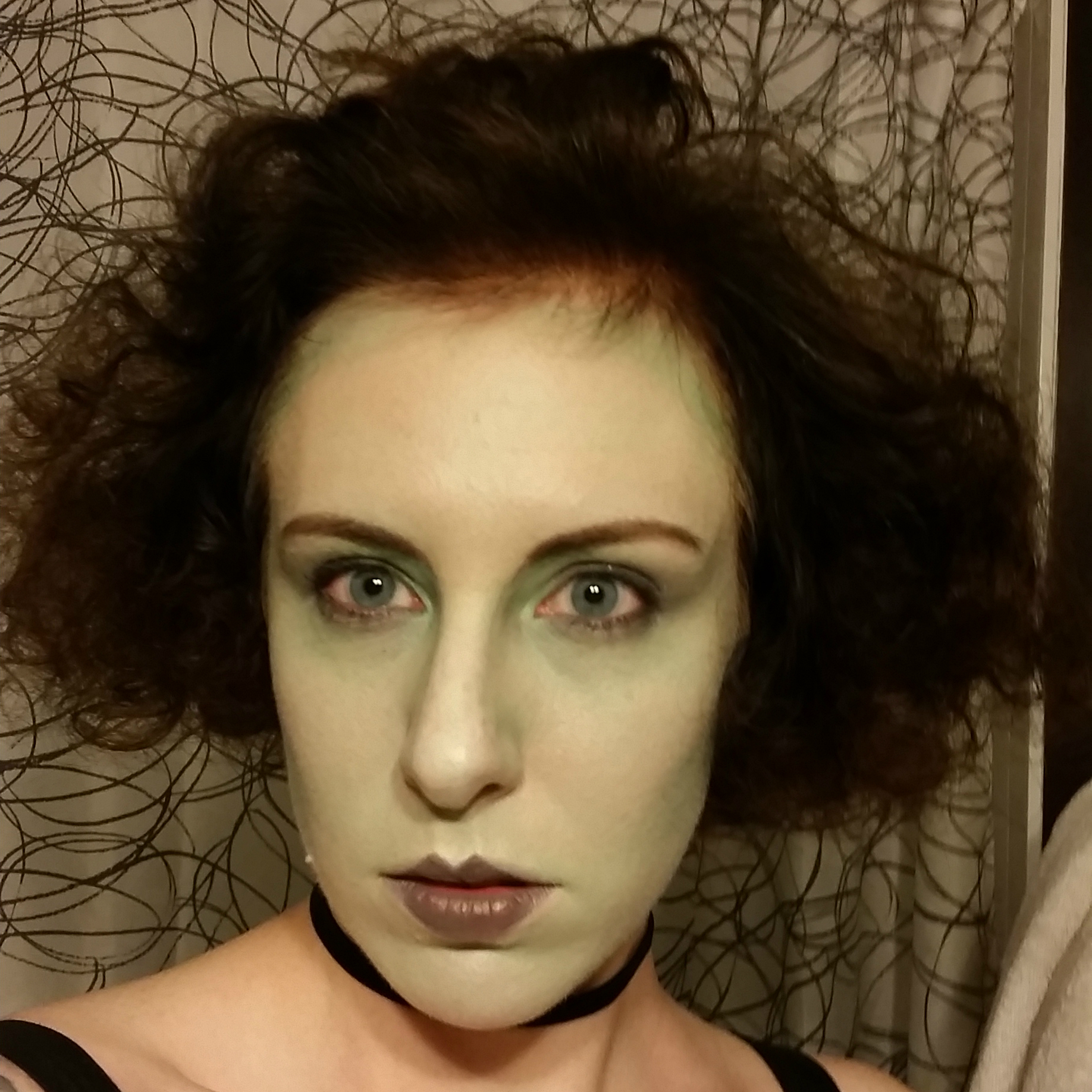 I didn't get very many photos of my costume, but I like this one. Channeling Wicked Witch of the West via Hot Topic circa 1999 realness.