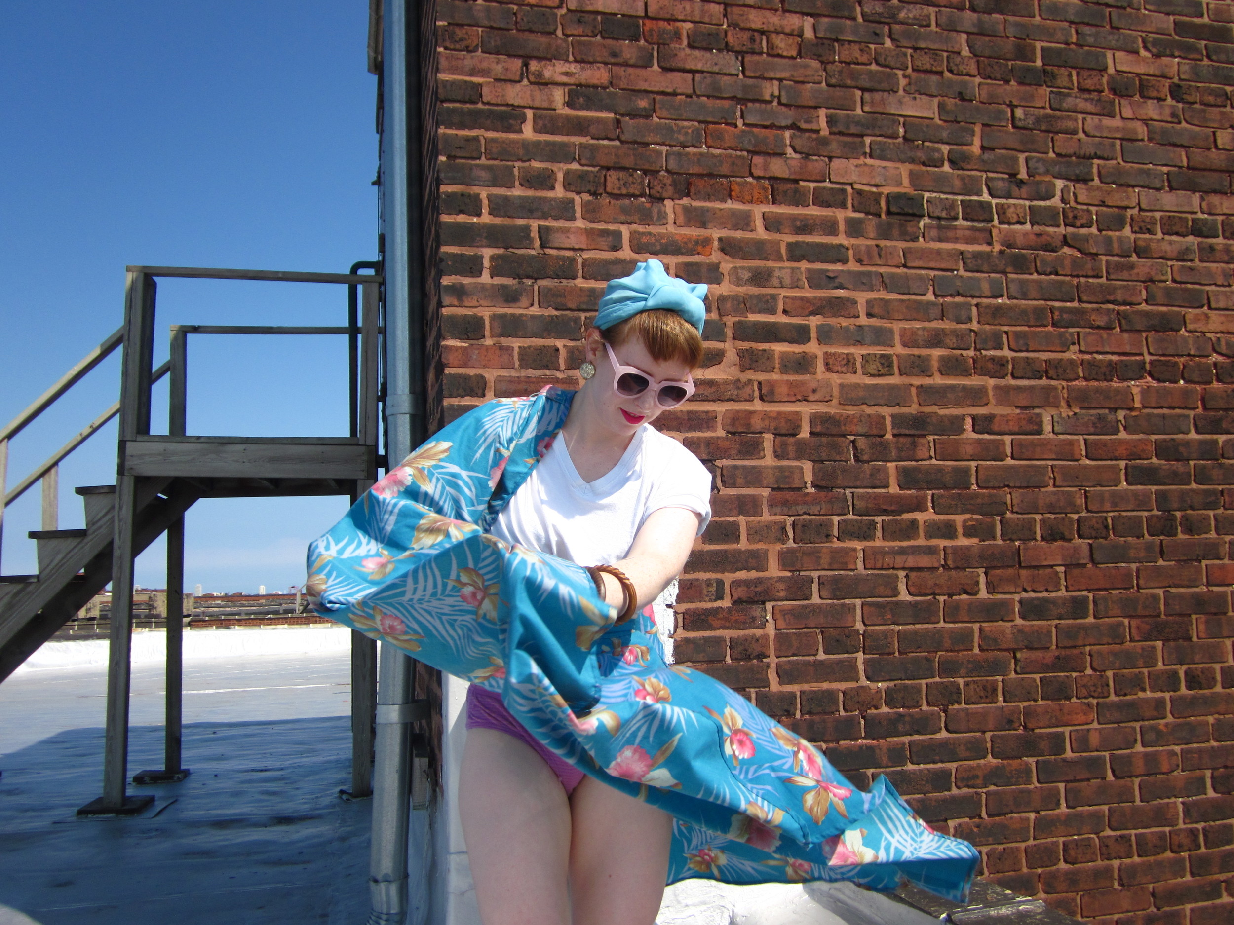Yep, this is definitely why we wear a slip.