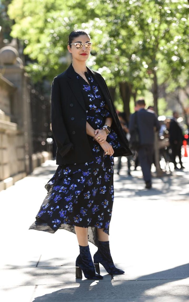 I actually quite like this particular outfit and generally like Caroline Issa's style, but mentally replace those boots with a similar pair of heels. Way better, right?