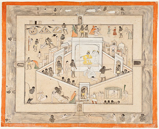 Gursahai, The Court of Yama, God of Death (c. 1800).