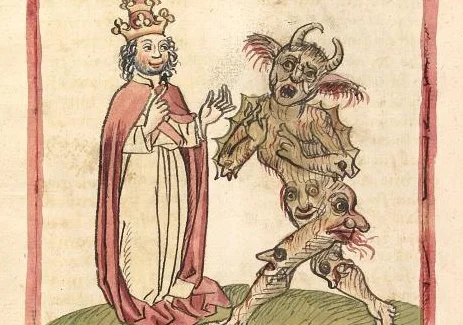 Oh, Satan , you goose!