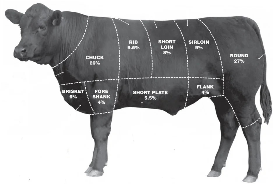 Angus beef chart, American Angus Association