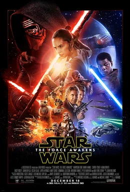 "Star Wars The Force Awakens Theatrical Poster" by Source. Licensed under Fair use via Wikipedia - https://en.wikipedia.org/wiki/File:Star_Wars_The_Force_Awakens_Theatrical_Poster.jpg#/media/File:Star_Wars_The_Force_Awakens_Theatrical_Poster.jpg