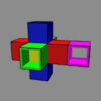 Re-folding a 4-D hypercube from its 3-D 'surface' (via Union College )