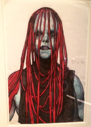 Iain McCaig's worst nightmare, realized for the initial concept of Darth Maul.