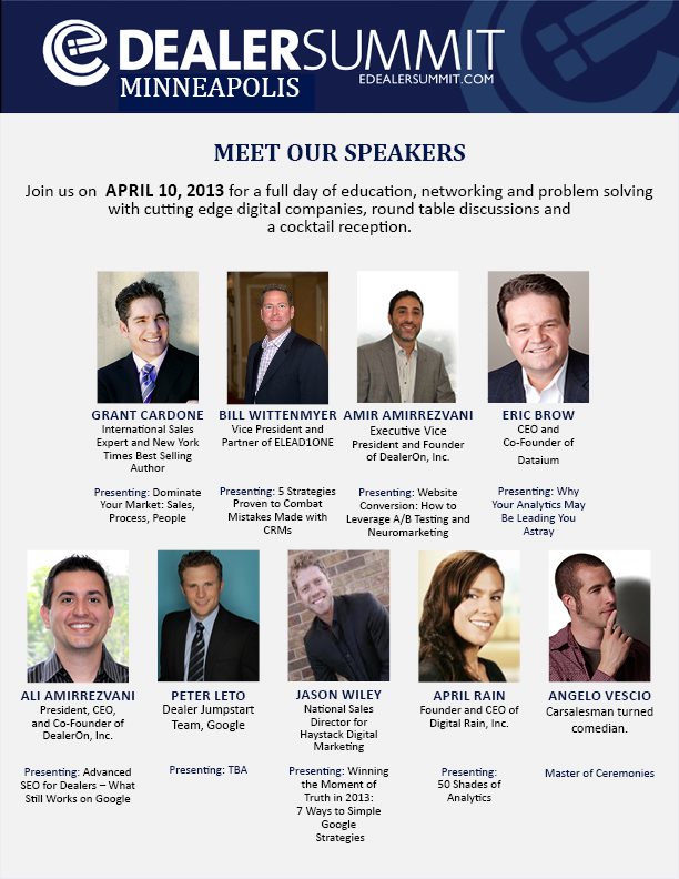 eDealer Summit Minneapolis