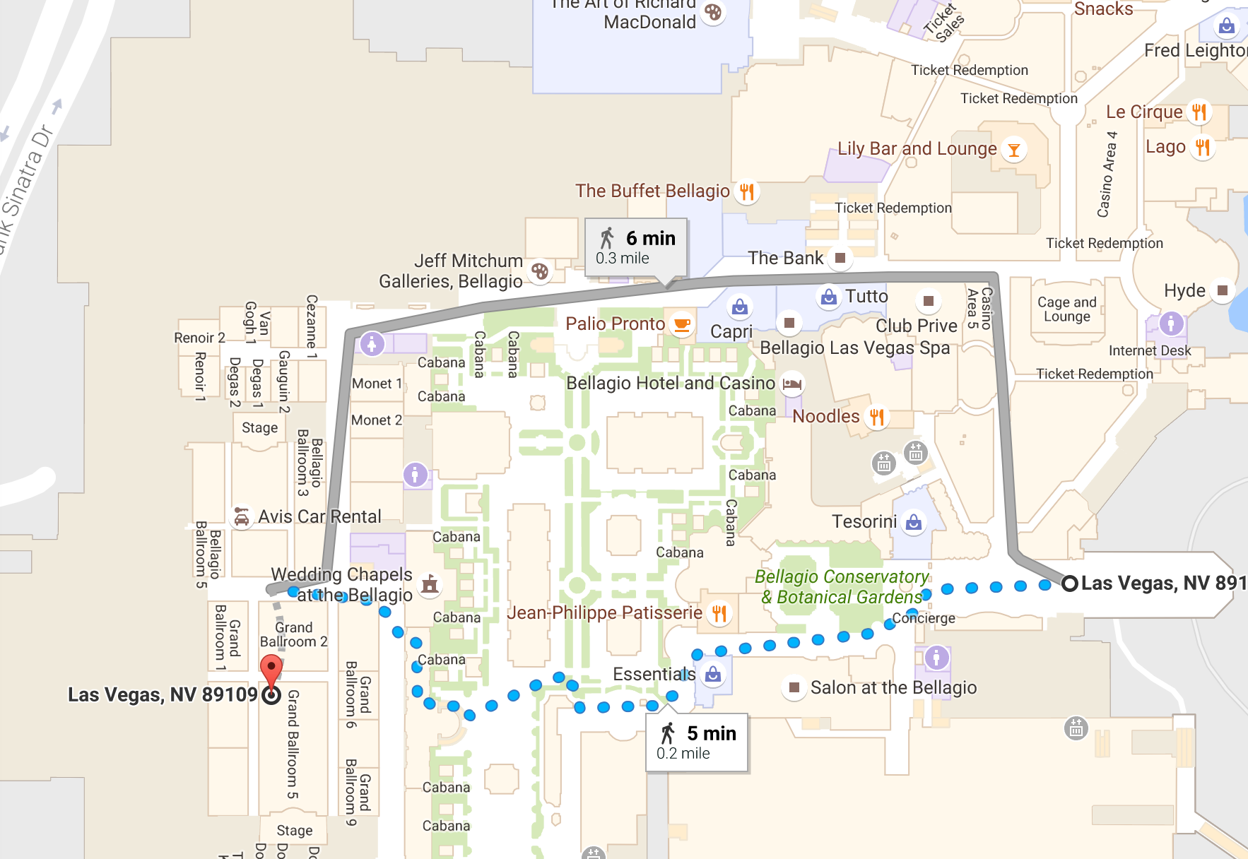 This shortcut shaves 1 minute off your route.