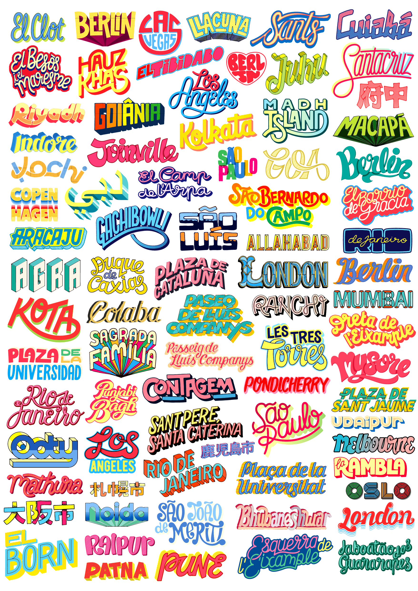 Snapchat location digital stickers (geofilters)