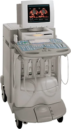 The Acuson Sequoia 512 Ultrasound system is an ultra-premium performance machine that utilizes revolutionary technology