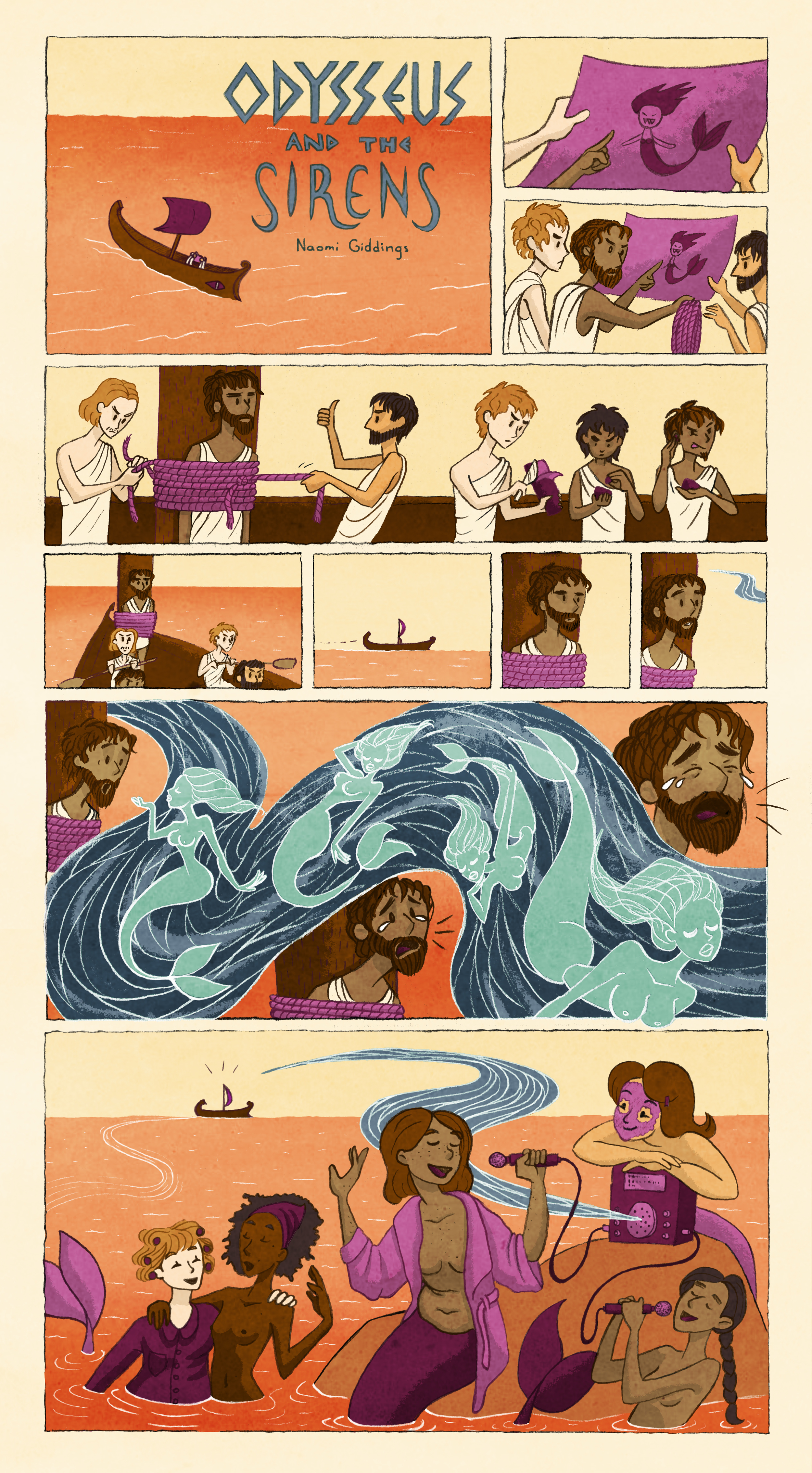 The epic encounter of Odysseus and the sirens - with a twist.