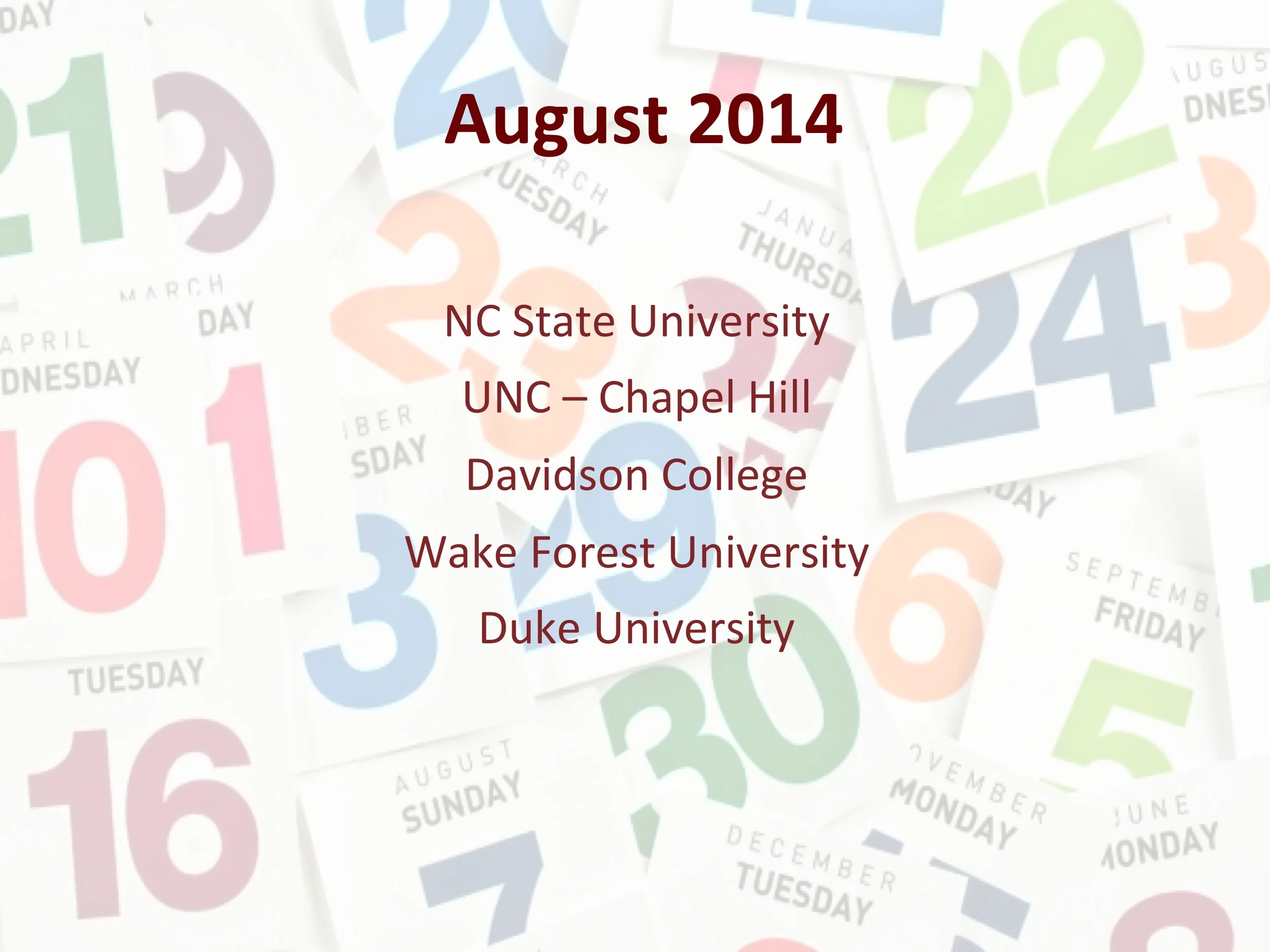 Road Trip August 2014