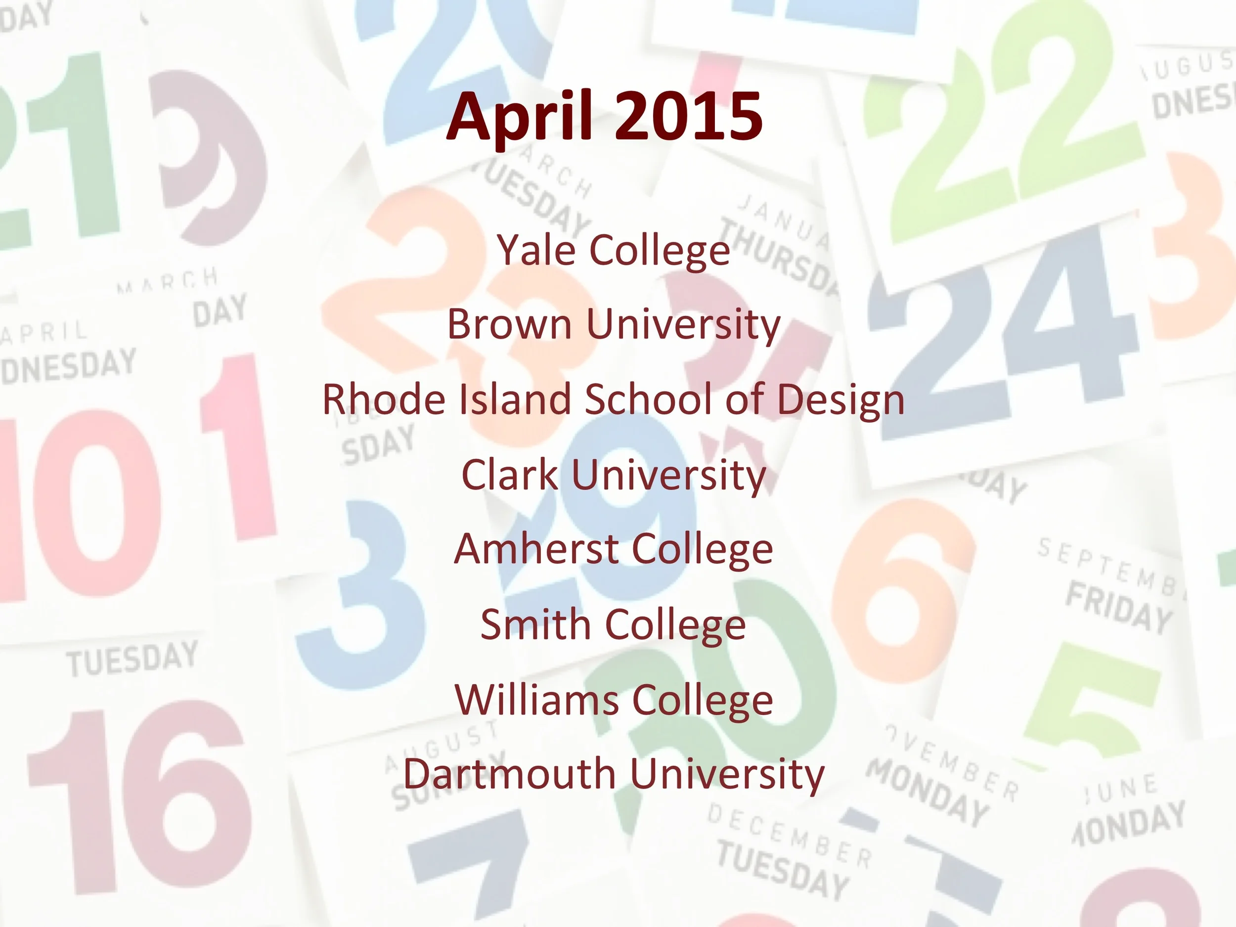 Road Trip April 2015  