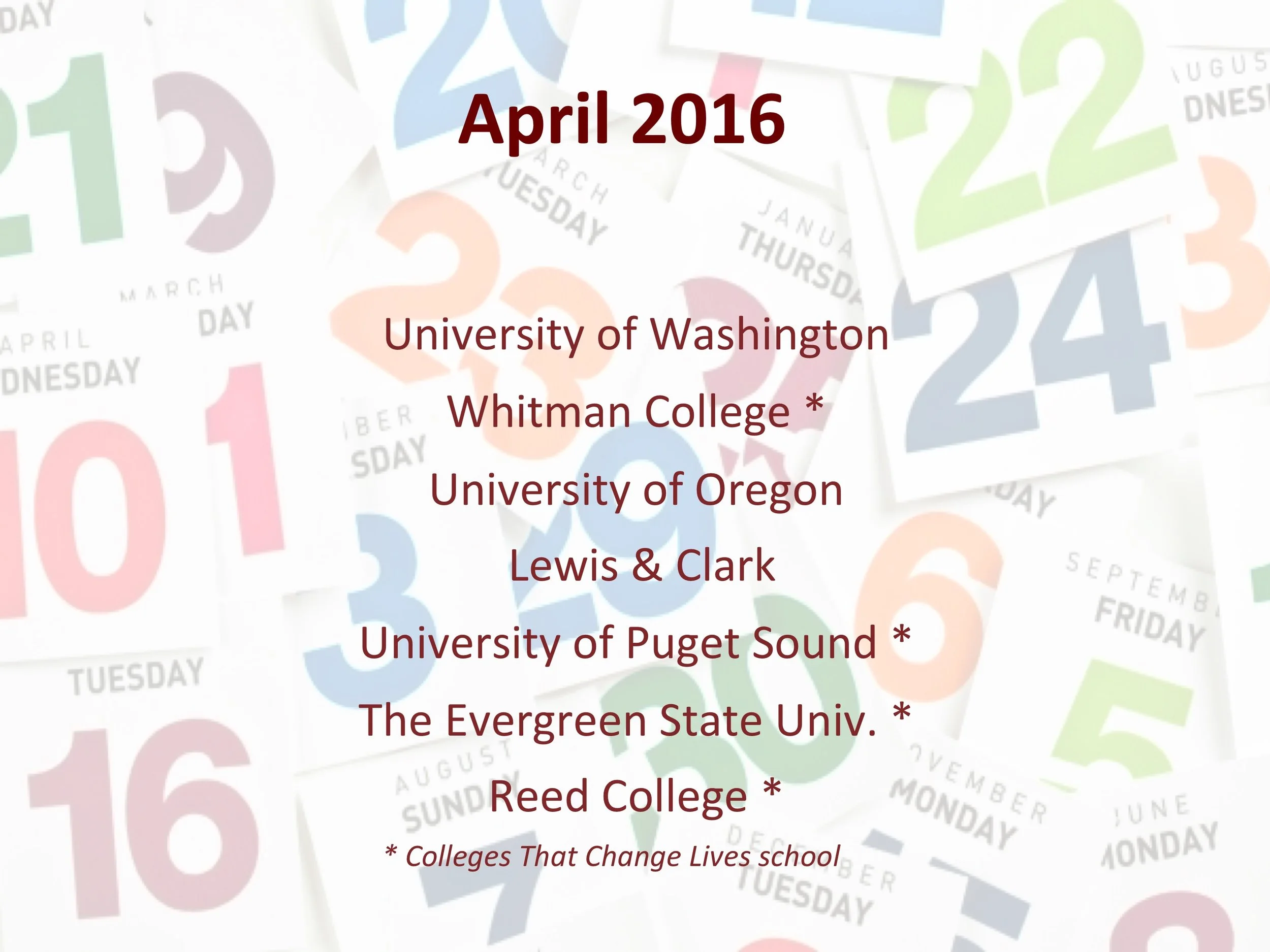 Road Trip April 2016