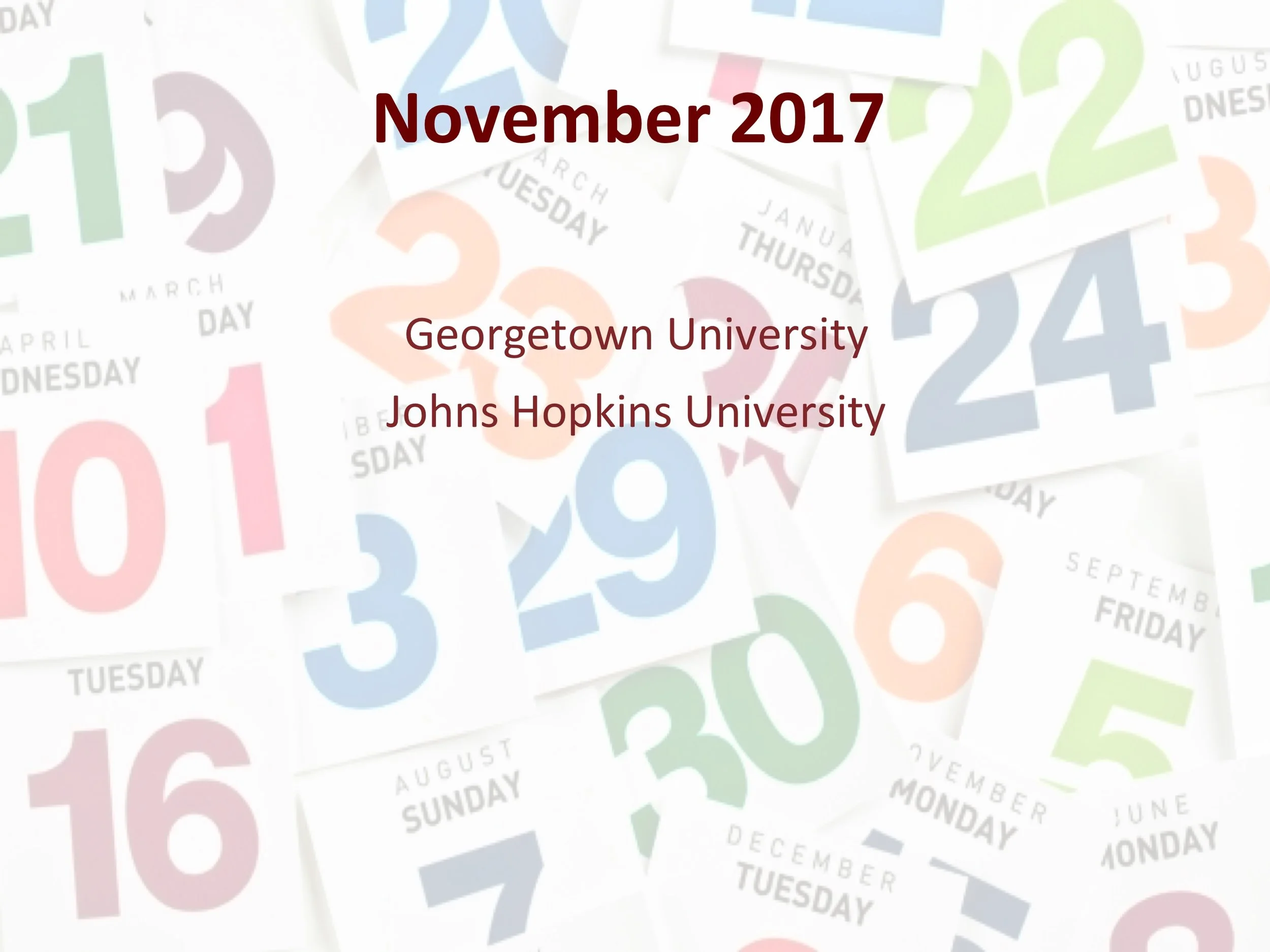 Road Trip November 2017