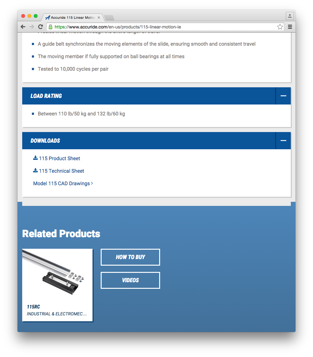 Accuride Product Details