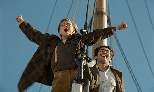 72: Leonardo Di Caprio improvised the phrase ‘I’m king of the world’ in Titanic. https://www.youtube.com/watch?v=HmMvgisxymE