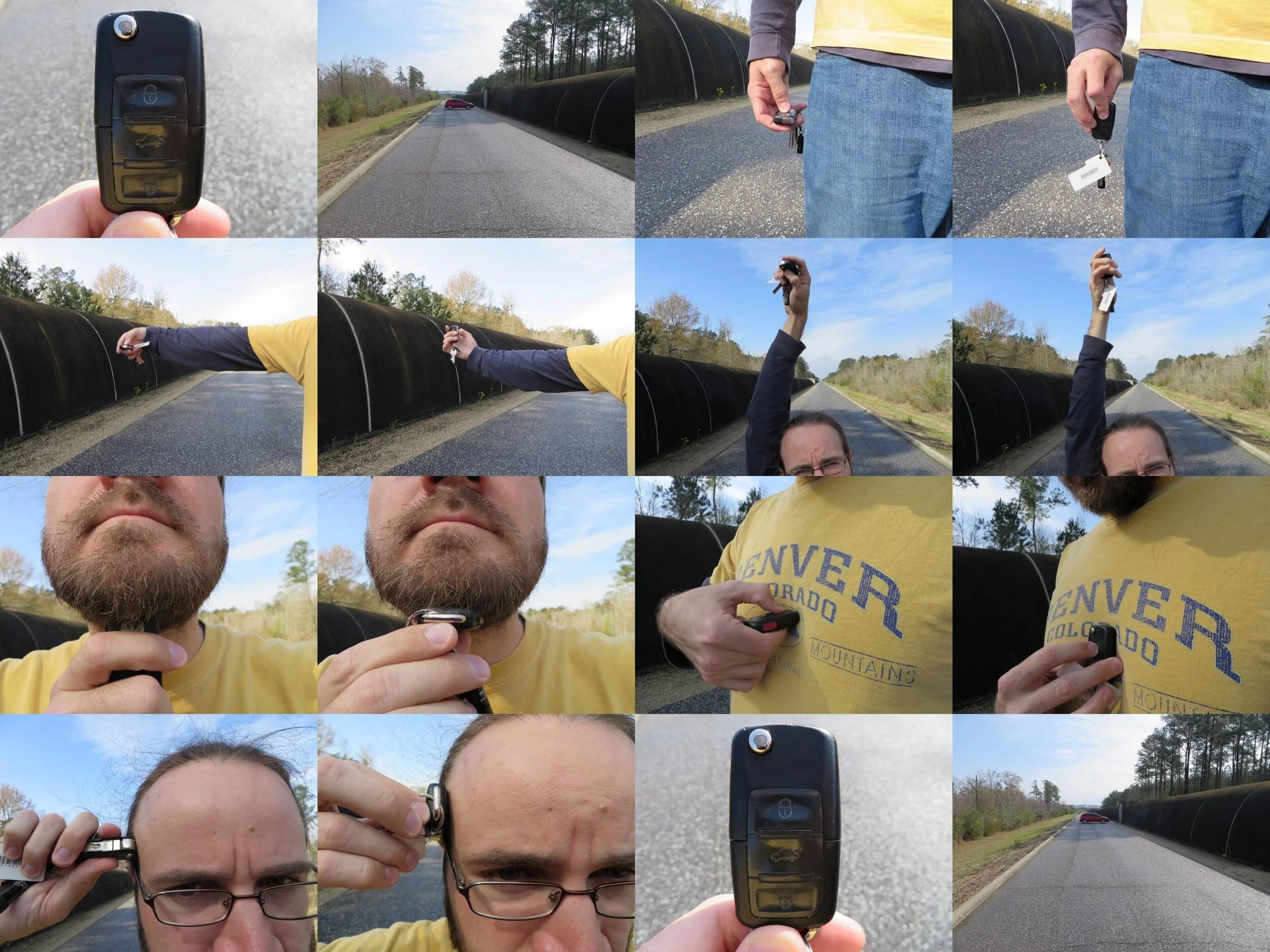 77: You can improve the range of the signal from your car remote by pointing it at your head: https://www.youtube.com/watch?v=LYeXuM_xL1M