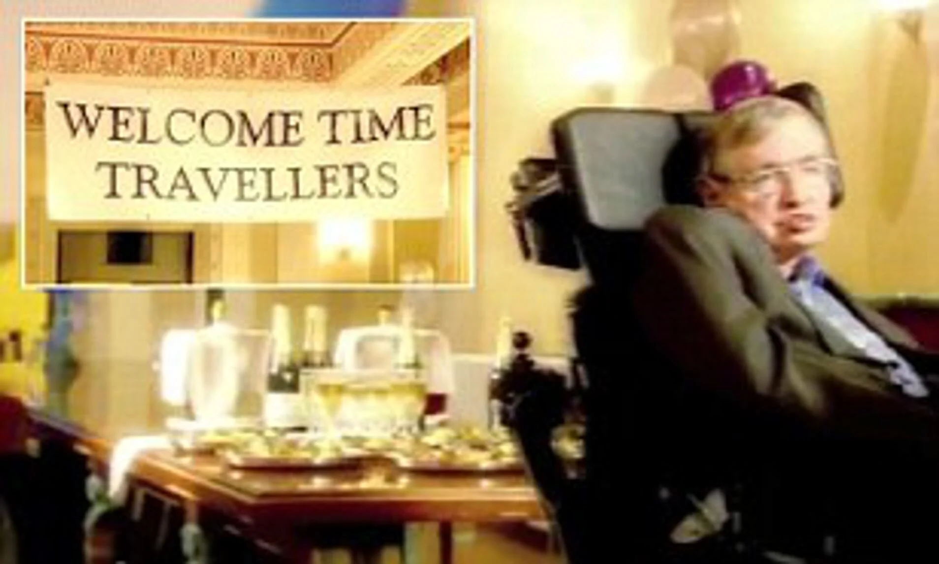 85: In 2009, Steven Hawkins threw a party for time travellers, and didn’t tell anyone until after. That way, only time travellers would be able to attend. No one showed up. https://www.youtube.com/watch?v=elah3i_WiFI