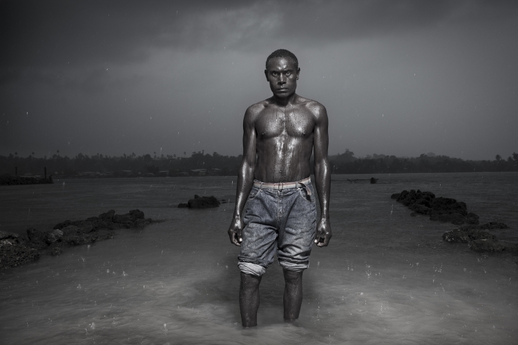  Gori standing in Buka Passage, Blood Generation series, 2009, Type C photographs, edition of 10 