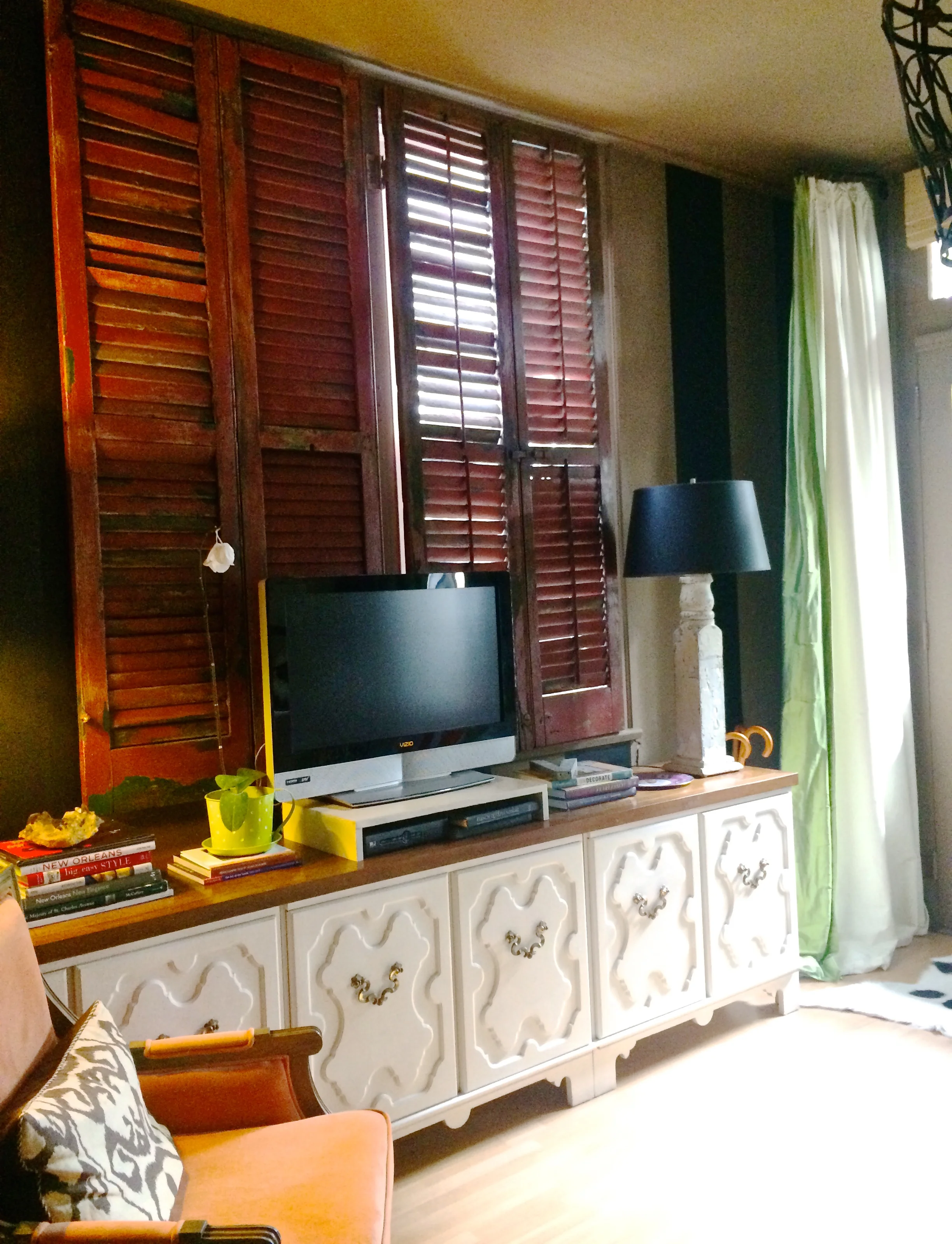 living room and entryway