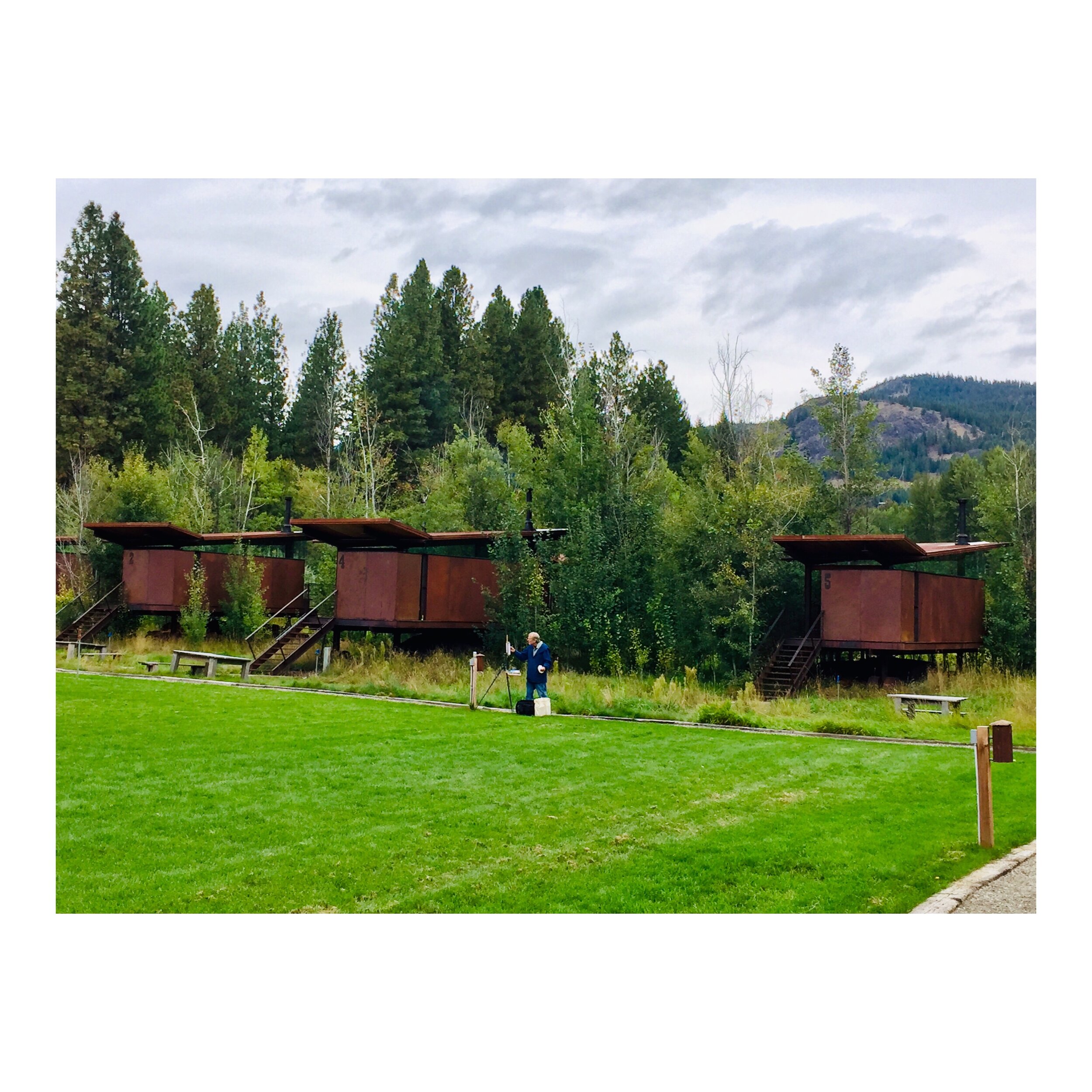 Rolling Huts designed by Olson Kundig