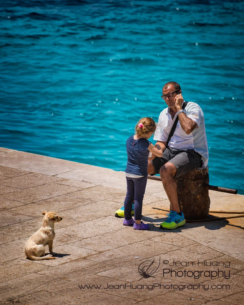 The Love of a Child and a Dog in Sicily, Italy - Los Angeles Travel Photography